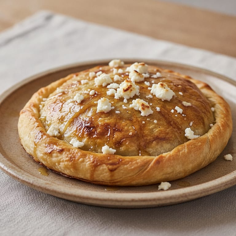 Pastilla végétarienne aux aubergines, brebis et miel