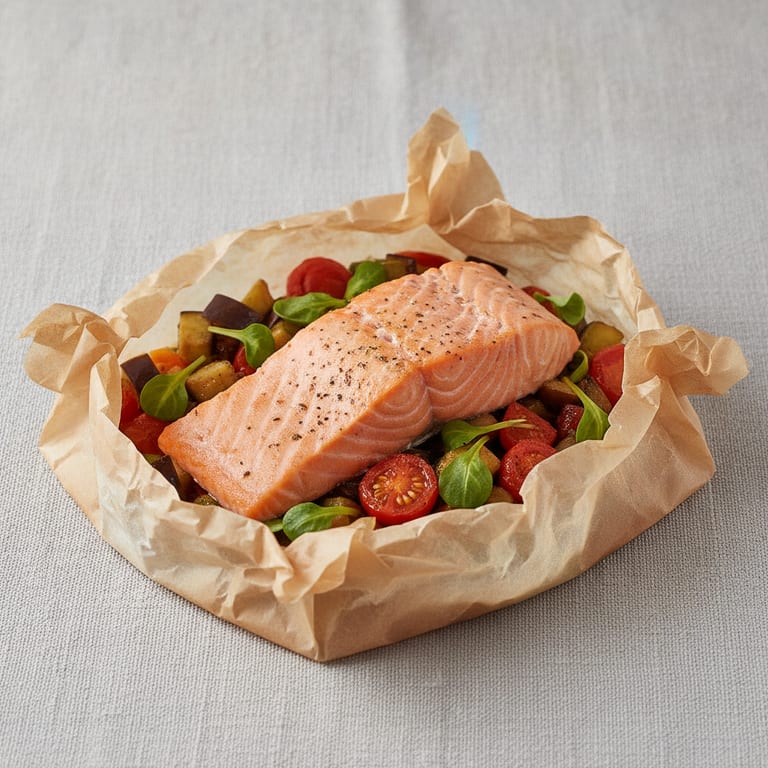 Délicieuses papillotes de saumon de Chrisssine
