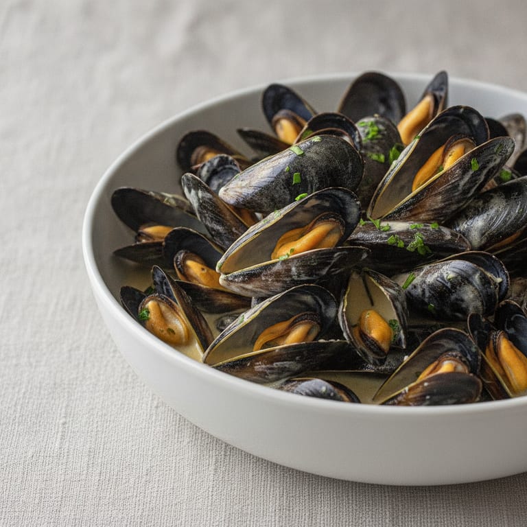 Moules à la crème