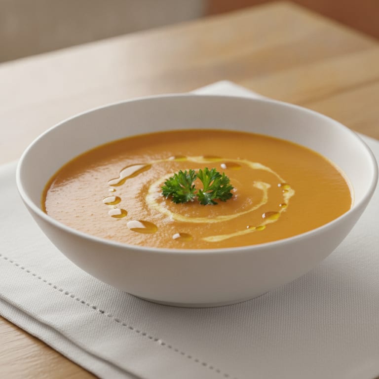 Soupe veloutée à la carotte