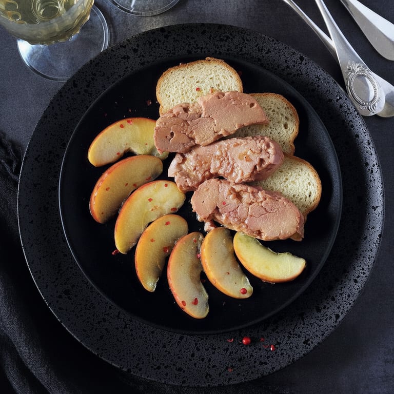 Foie gras vapeur
