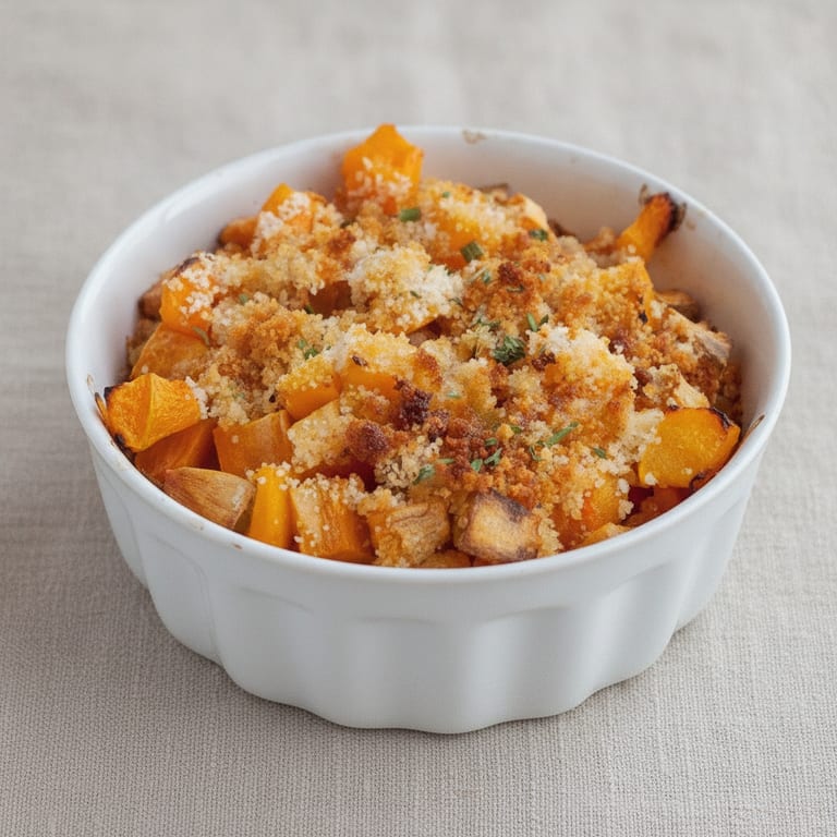 Gratin d'automne végétalien