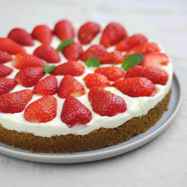 No-Bake Strawberry Tart