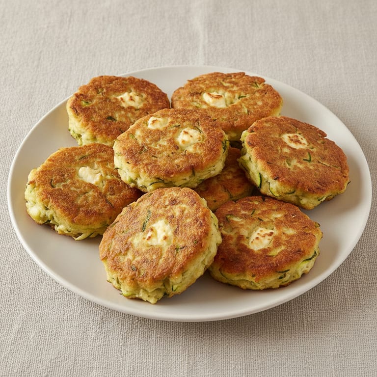 Zucchini and Feta Fritters