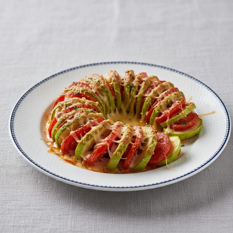 Hasselback Zucchini