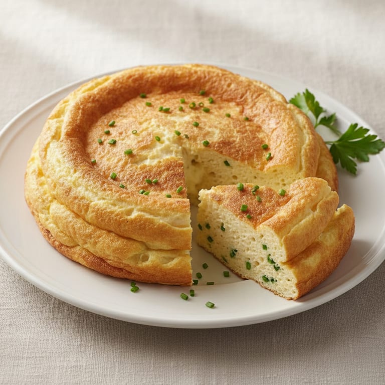 Omelette soufflée au fromage