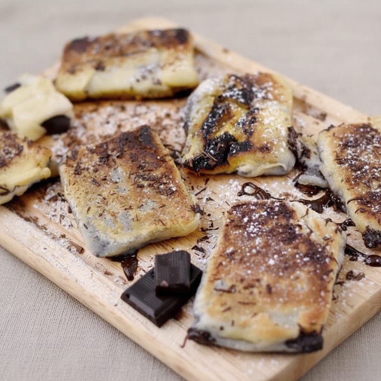 Pain au chocolat à la poêle