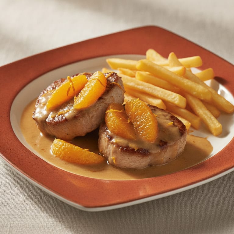 Escalopes de veau à l'orange