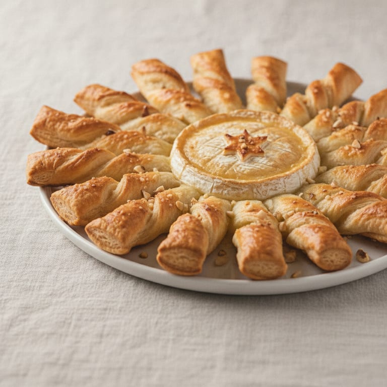Tarte soleil au camembert rôti
