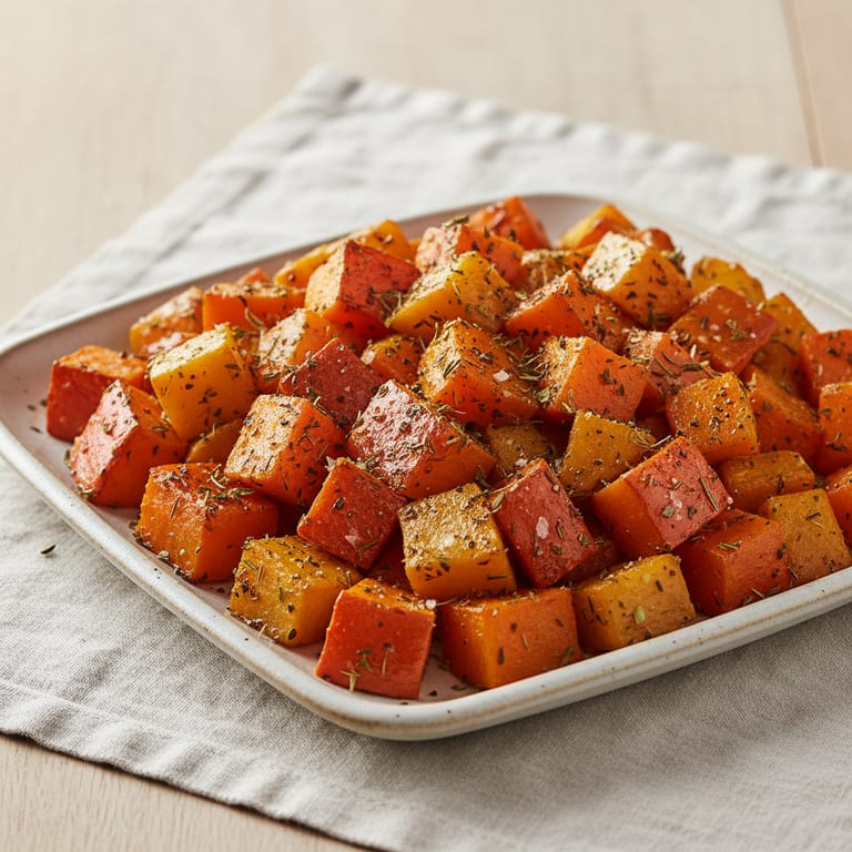 Potimarron rôti aux herbes de Provence