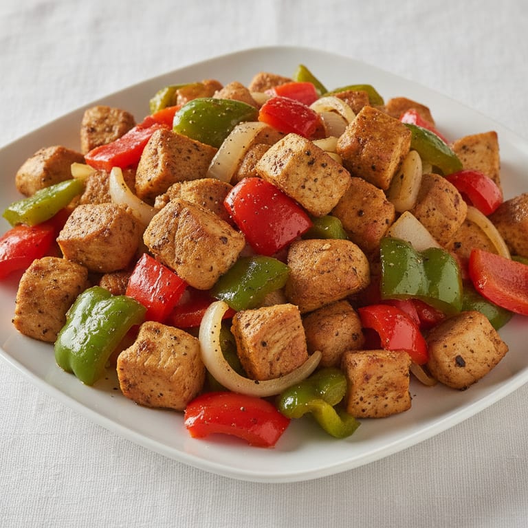 Sauté de dinde aux poivrons