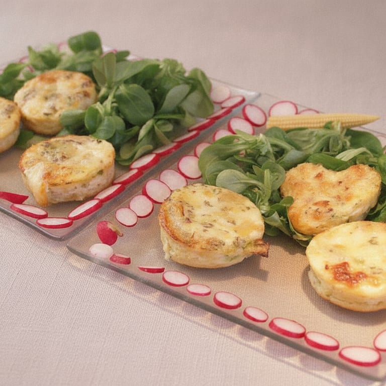 Bouchées aux poireaux et parmesan