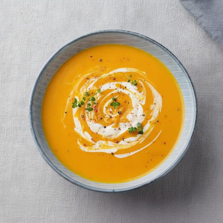 Velouté de patates douces et de poires
