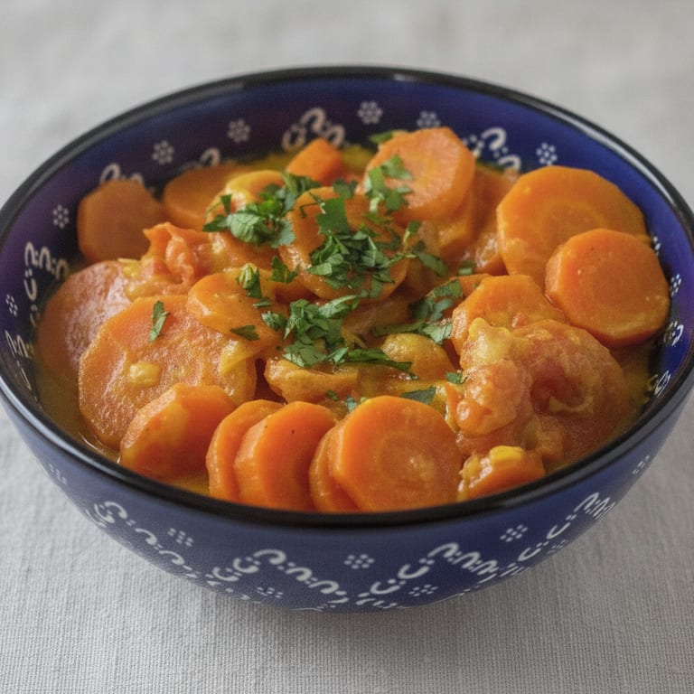 Carottes au lait de coco