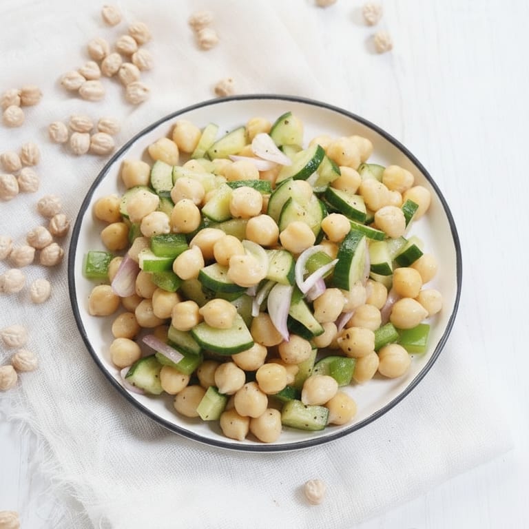 Pois chiches en salade