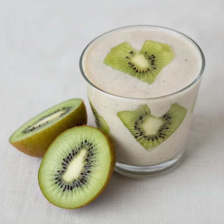 Mousse banane et kiwi