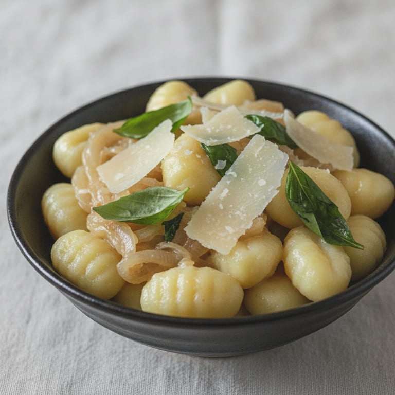 Gnocchi aux échalotes