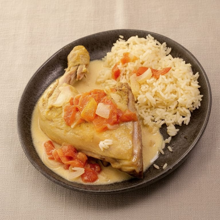 Poulet au lait de coco rapide
