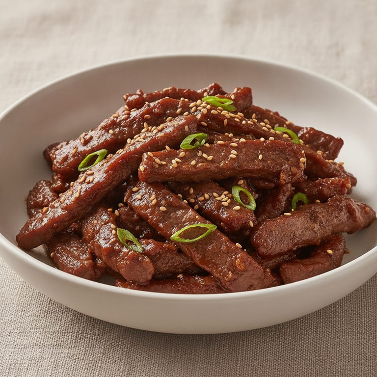 Boeuf mariné à la coréenne