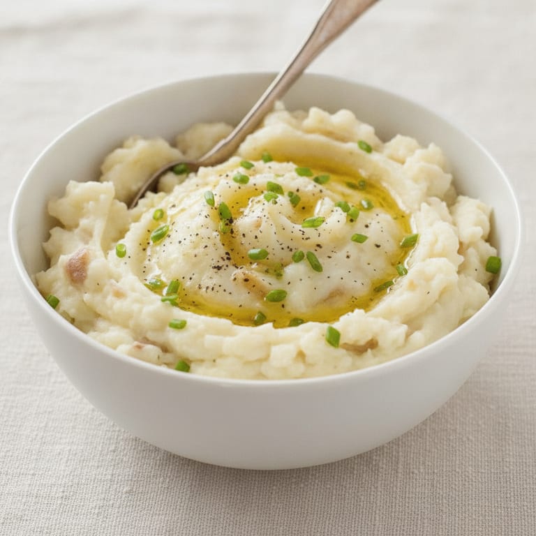 Purée de pommes de terre à l'ail