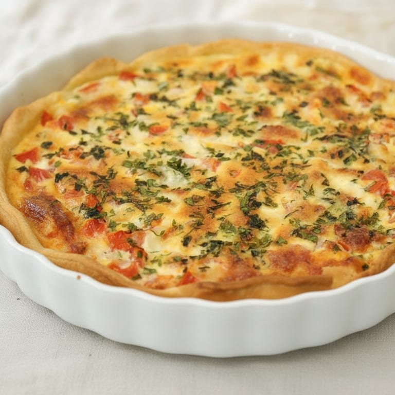 Quiche thon, tomates et mozzarella