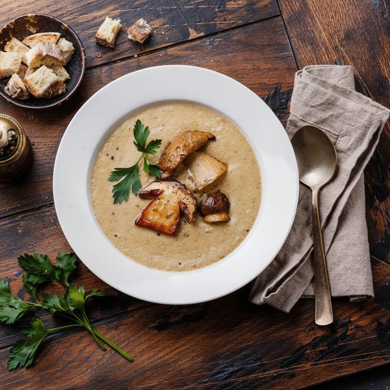 Zuppa di porcini (velouté de cèpes)