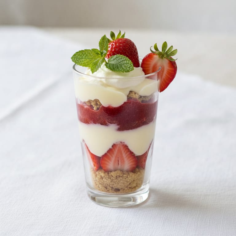 Trifle aux fraises