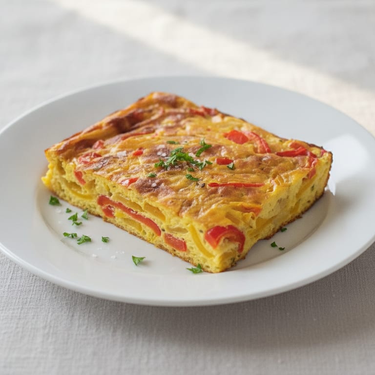 Quick Bell Pepper Flan