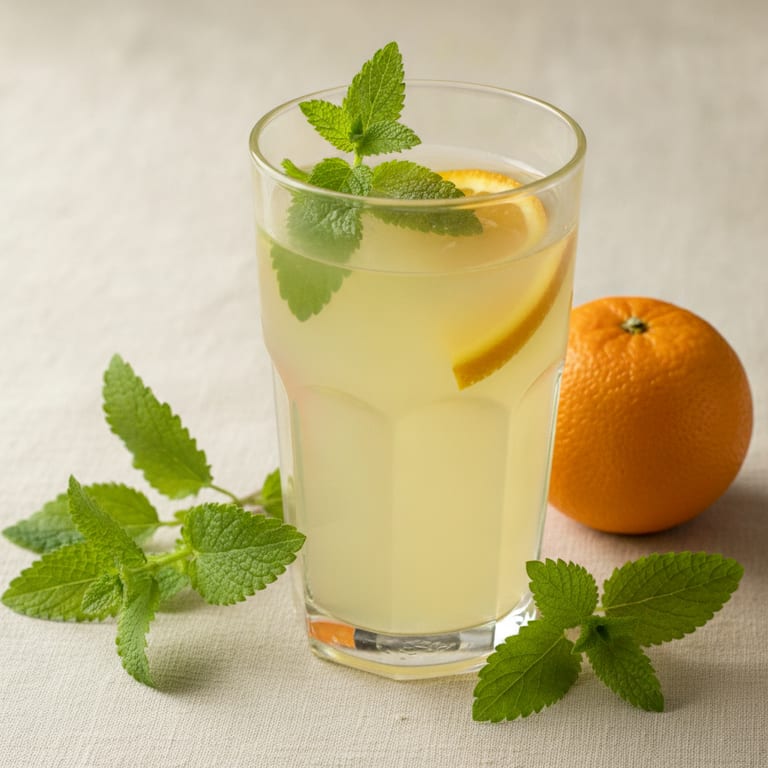 Elvire's miraculous lemon balm drink