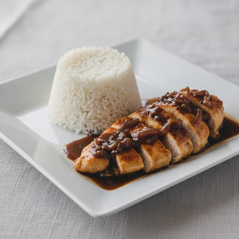 Escalopes de poulet au vinaigre balsamique