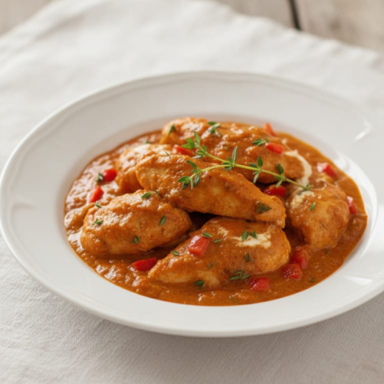 Escalopes de poulet à l'indienne
