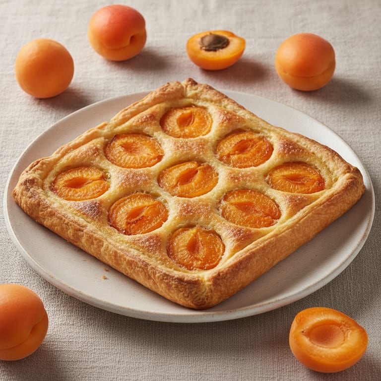 Tarte abricot amandine