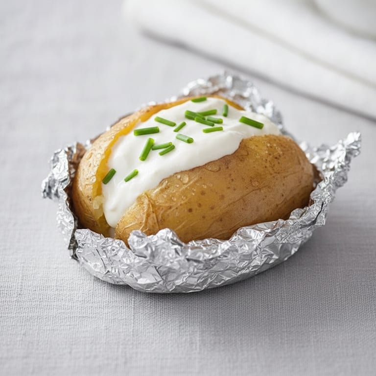 Sauce blanche pour pomme de terre en papillotes