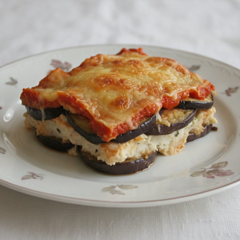 Aubergines à la brandade de morue