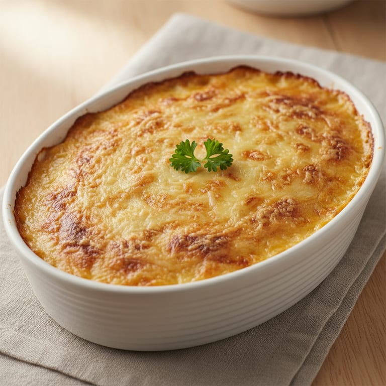 Gratin de potiron au boeuf et parmesan