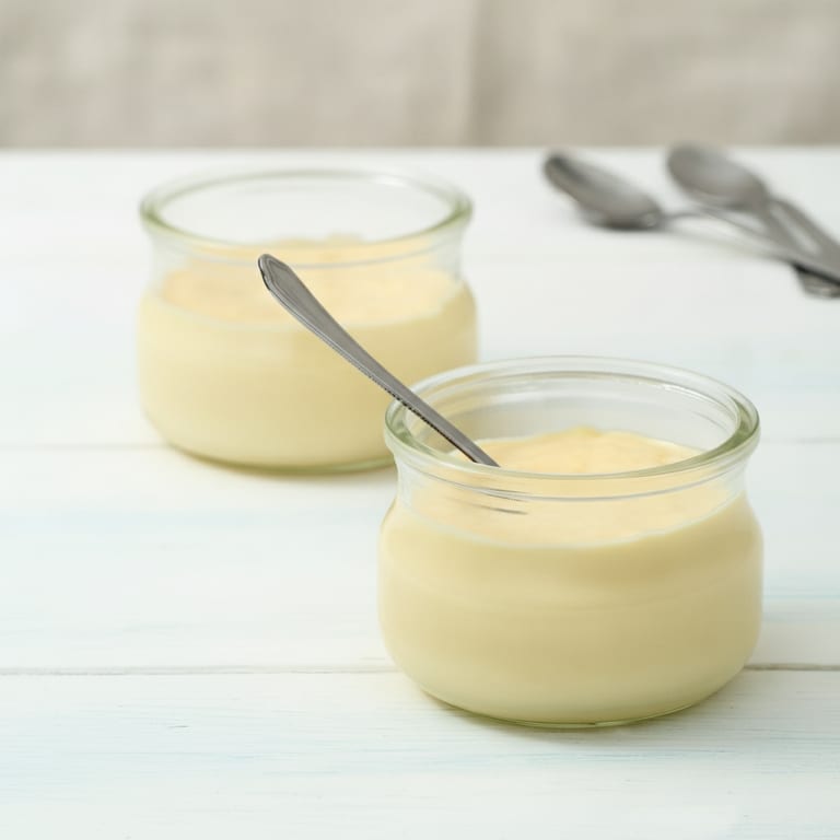 Crème dessert à la fleur d'oranger