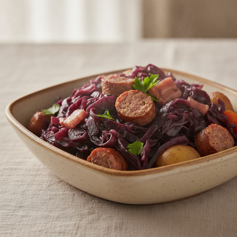 Potée de chou rouge