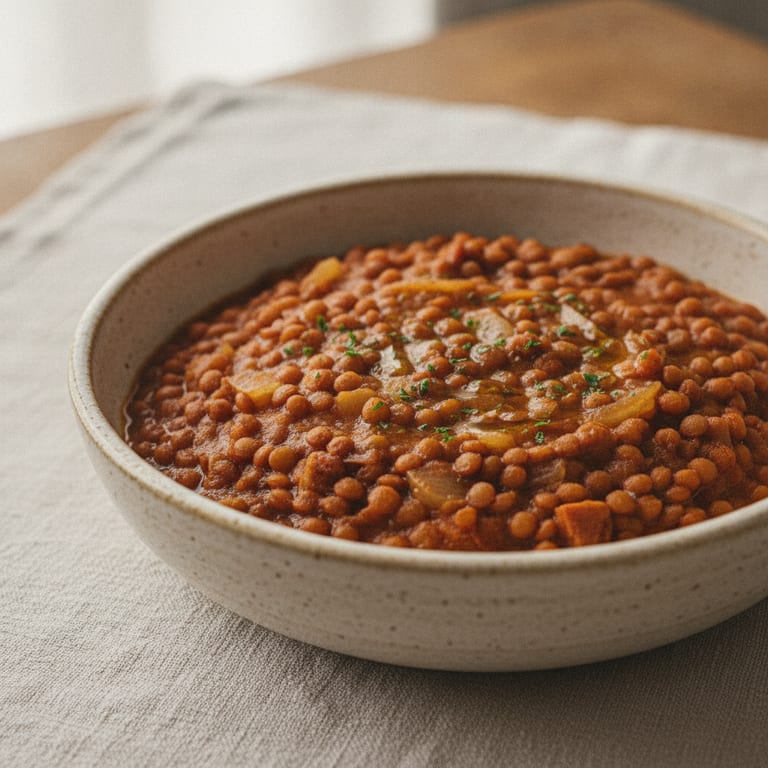 Lentilles façon espagnole