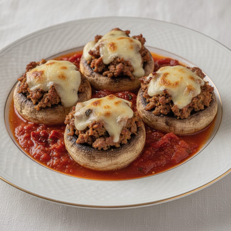 Champignons farcis à l'italienne