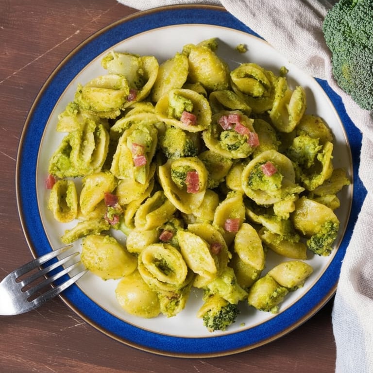 Orecchiette aux lardons et brocolis (Bari - Italie)