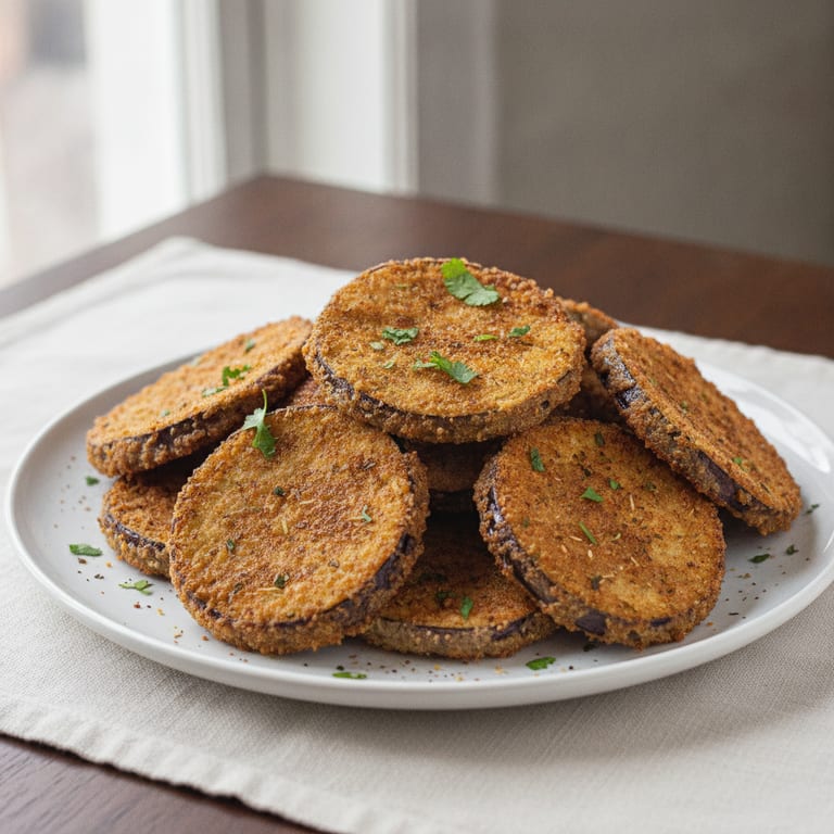 Beignets d'aubergine aux épices