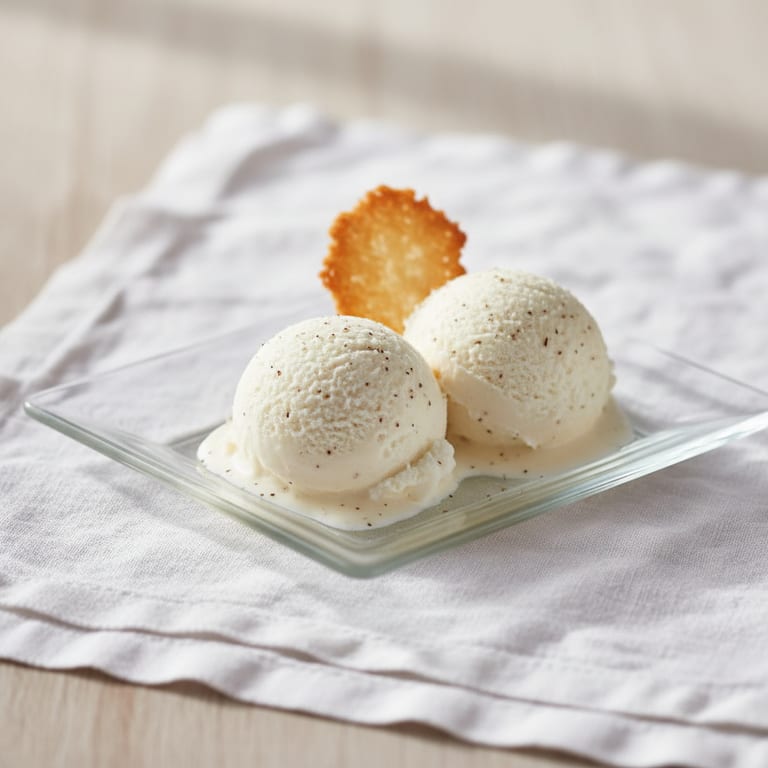 Sorbet coco guadeloupéen