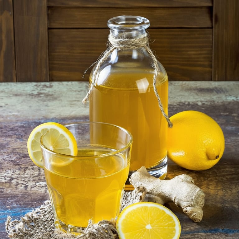Jus de citron au gingembre