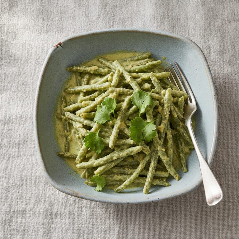 Curry d'haricots verts