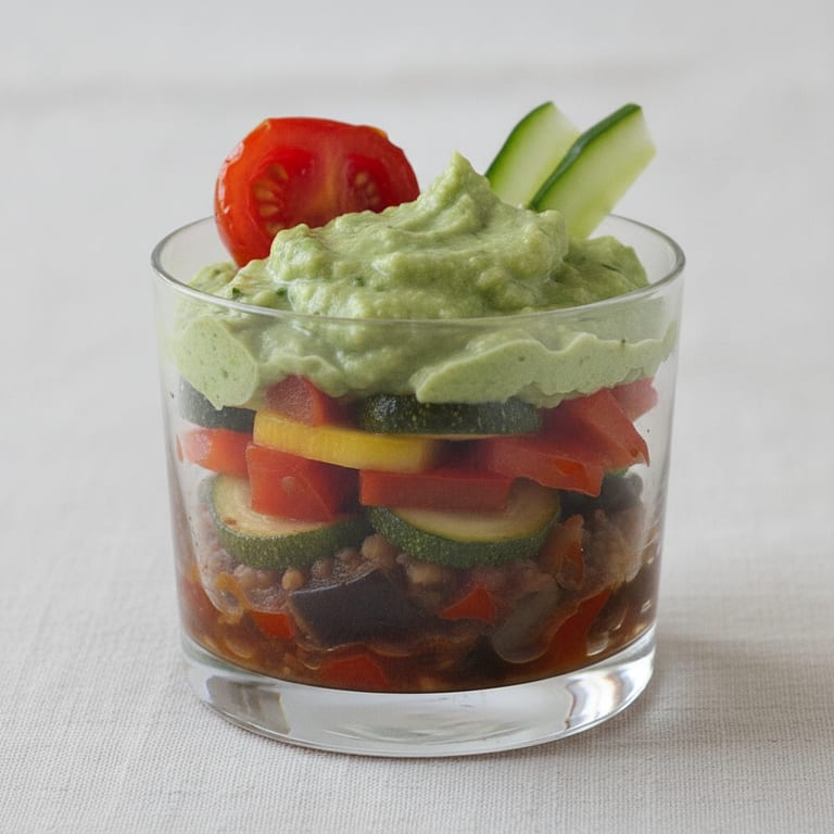 Verrines de légumes