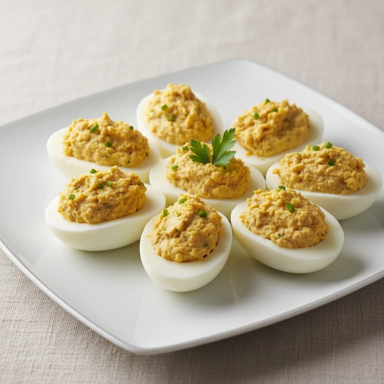 Oeufs mimosas au thon