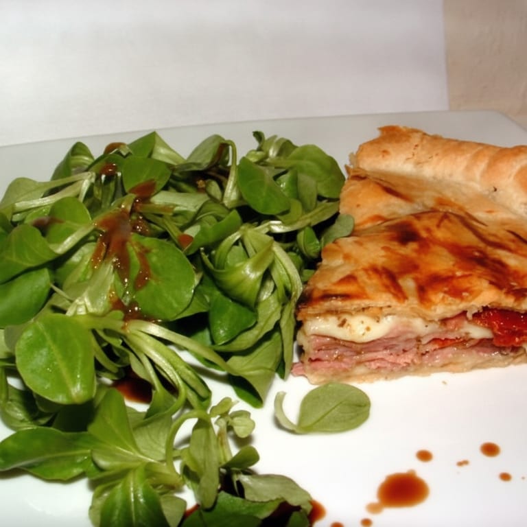 Tourte jambon/mozzarella