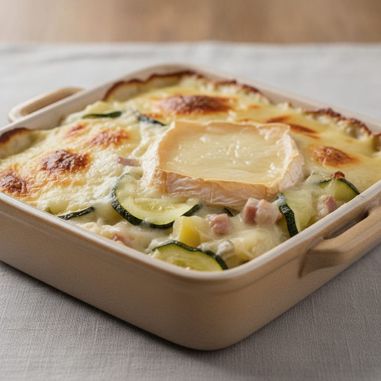 Tartiflette aux courgettes