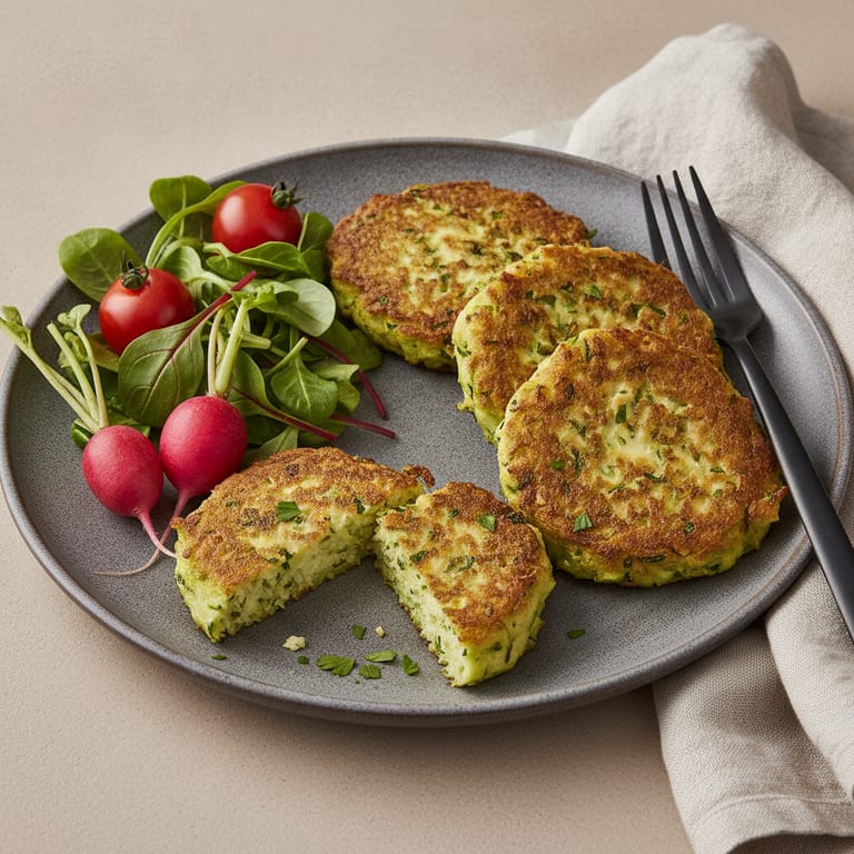 Galettes de courgettes râpées