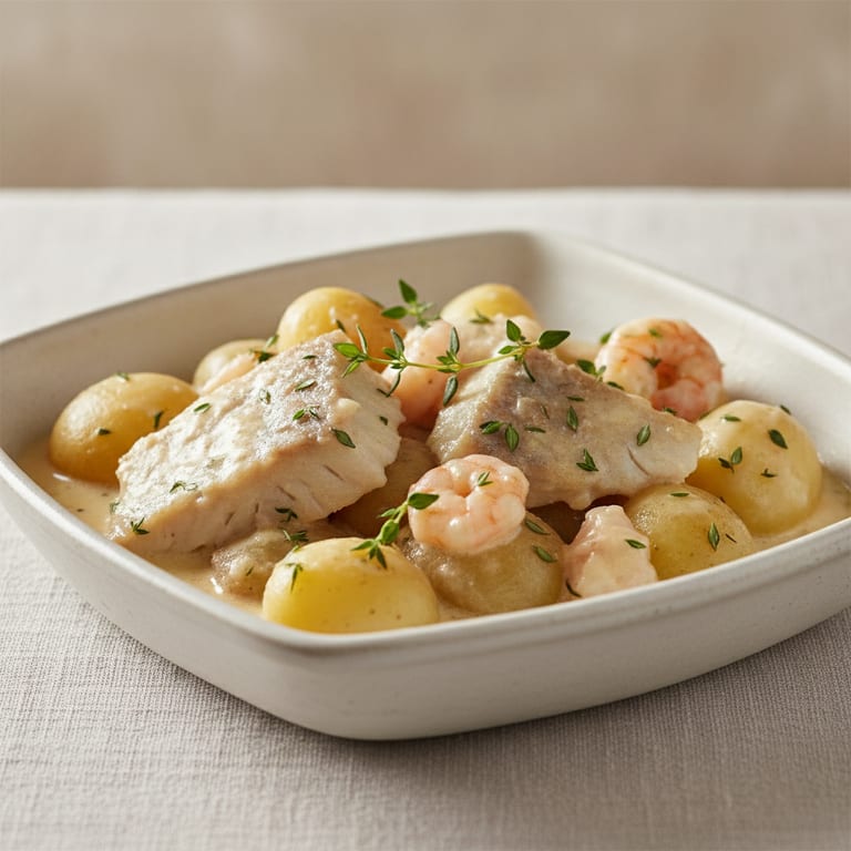 Haddock à la crème et au thym